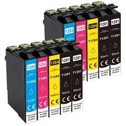 T1281 Ink Cartrige For Epson T 1281-1284 T1281XL Compatible Stylus S22 SX125 SX130 SX230 SX235W SX445W Printer T12XL