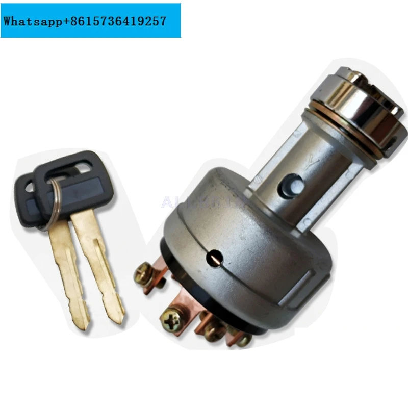 For KOMATSU PC 60/120/200-6-7-8 Excavator key start ignition switch Electric door lock excavator parts