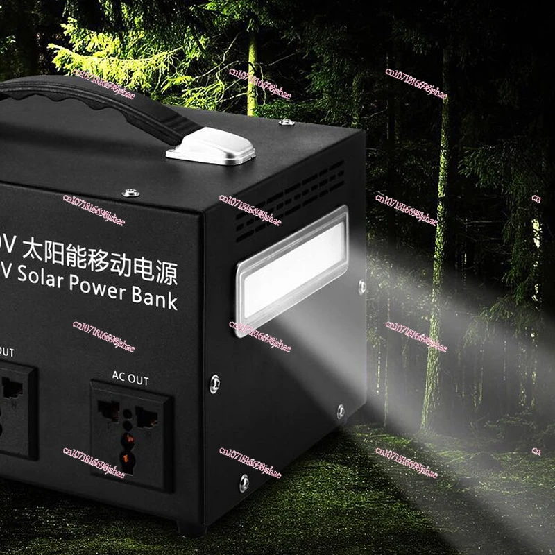 Solar Generator System Household Full Set 220V Photovoltaic Power Generation Outdoor Mobile Power Lithium Battery