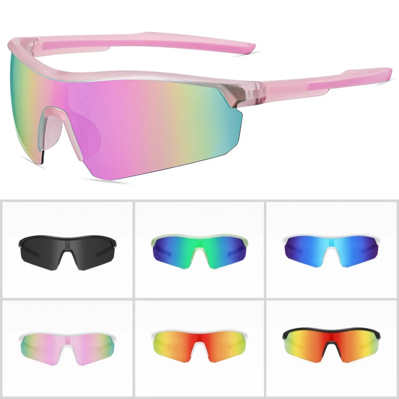 Children's Outdoor Cycling Sunglasses TR90 UV Resistant Polarized Sports Bike Hiking Climbing Tourism Glasses for Kids 5-13