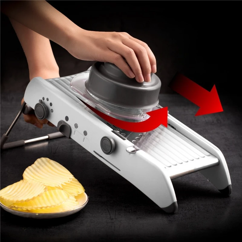 Multifunctional Manual Vegetable Slicer Shop Portable Household Grater Vegetable Slicer Kitchen Plastic Kraalmachine MH40QCJ