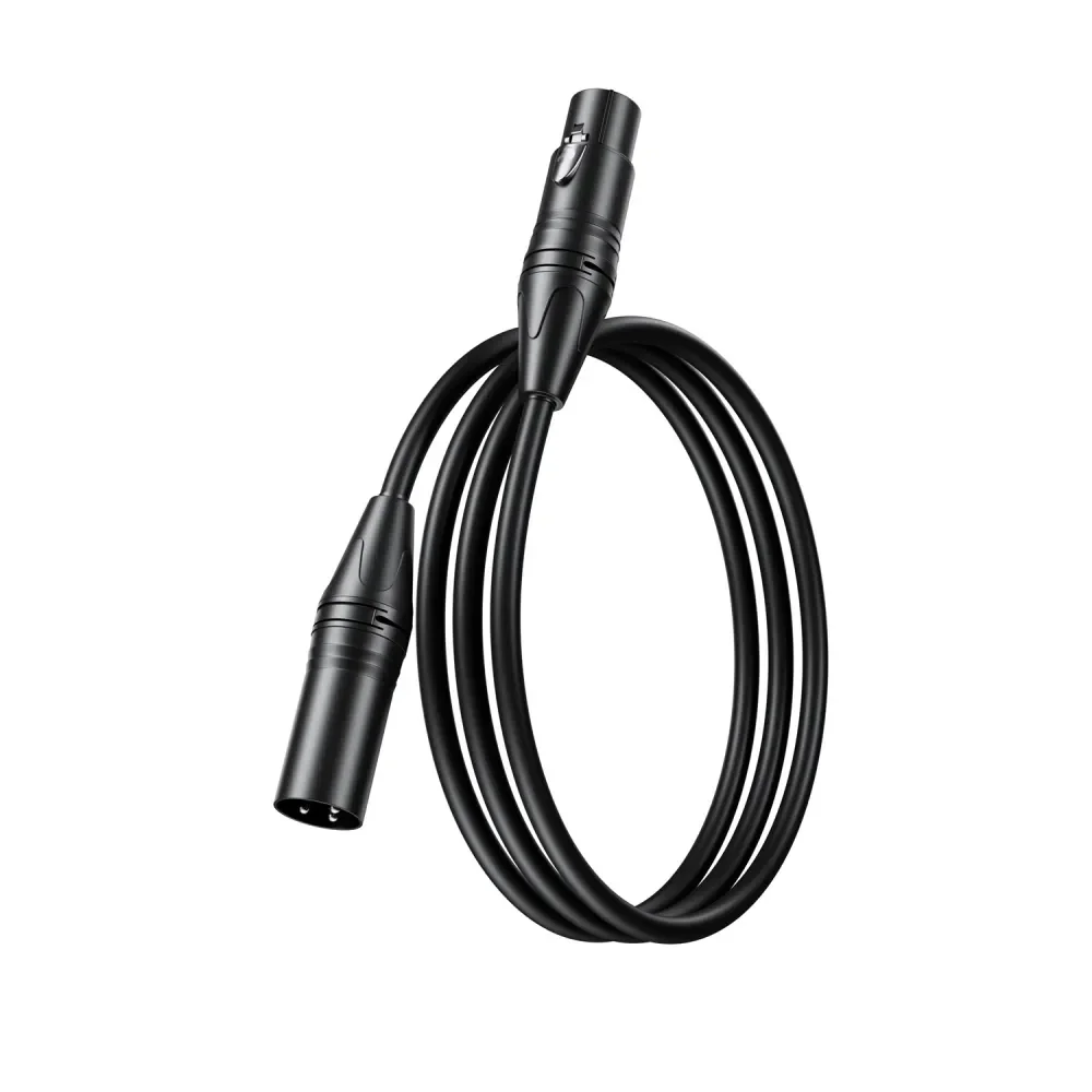 BOYA XLR Male naar Female audiokabel, puur koperen gebalanceerde microfoonkabel, anti-interferentie voor mixer, kaart, opname, live, 1/2/3m