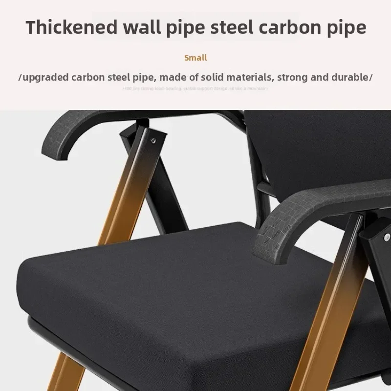 كرسي قابل للطي كرسي خلفي للترفيه المنزلي مريح كرسي مكتب قابل للتنفس كرسي الواجبات المنزلية #5