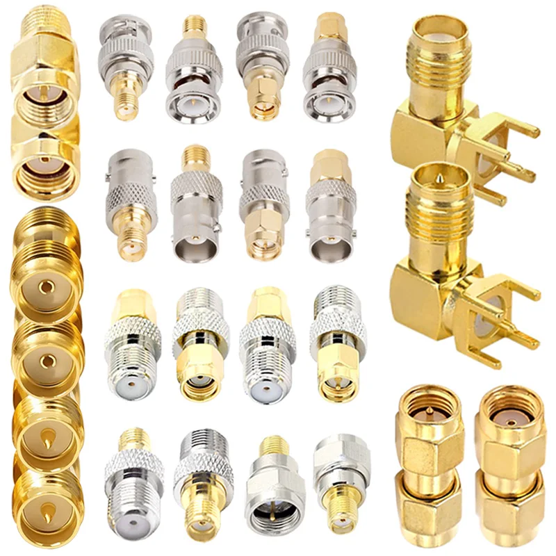 

SMA Male Female to PL259 SO239 RP SMA N BNC UHF TNC RF Коаксиальный антенный разъем Преобразователь для сканера камеры видеонаблюдения