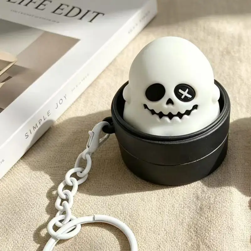 3D Printed Halloween Keyboard Clicker Keychain Pumpkin Ghost Stress Relief Backpack Pendant Keyring Unisex Party Gifts
