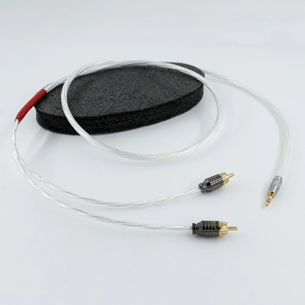 Fever Music Ribbon Odin 3.5mm One Minute Two RCA Audio Cable Odin 3.5 RPM Double Lotus