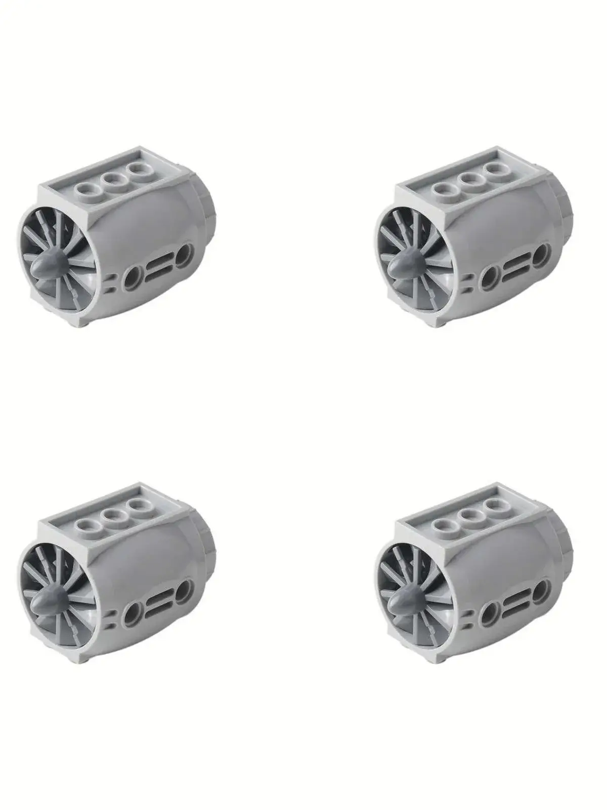 Pièces techniques MOC 4x5x3, grand moteur d'avion avec pales d'hélice, blocs de construction, accessoires compatibles avec Legoeds 43121