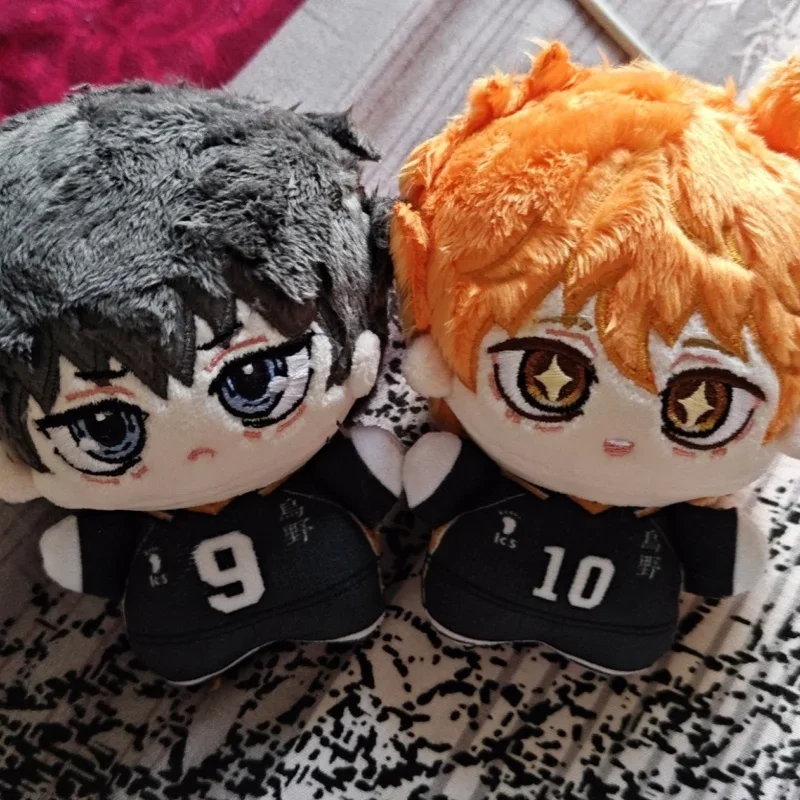 Cartoon Anime Haikyuu Shoyo Hinata Tobio Kageyama Pp Cotton Filling Plush Doll Accompany Toys Desktop Decoration Birthday Gift