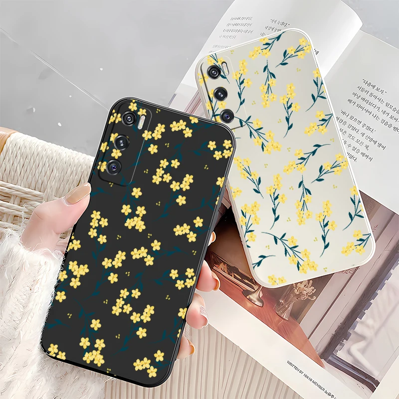 Custodia per telefono con motivo floreale per Vivo V30 Pro V27E V27 V29E V50 V25 V25E V23E V23 V21E V2O SE Custodia morbida in silicone TPU antiurto