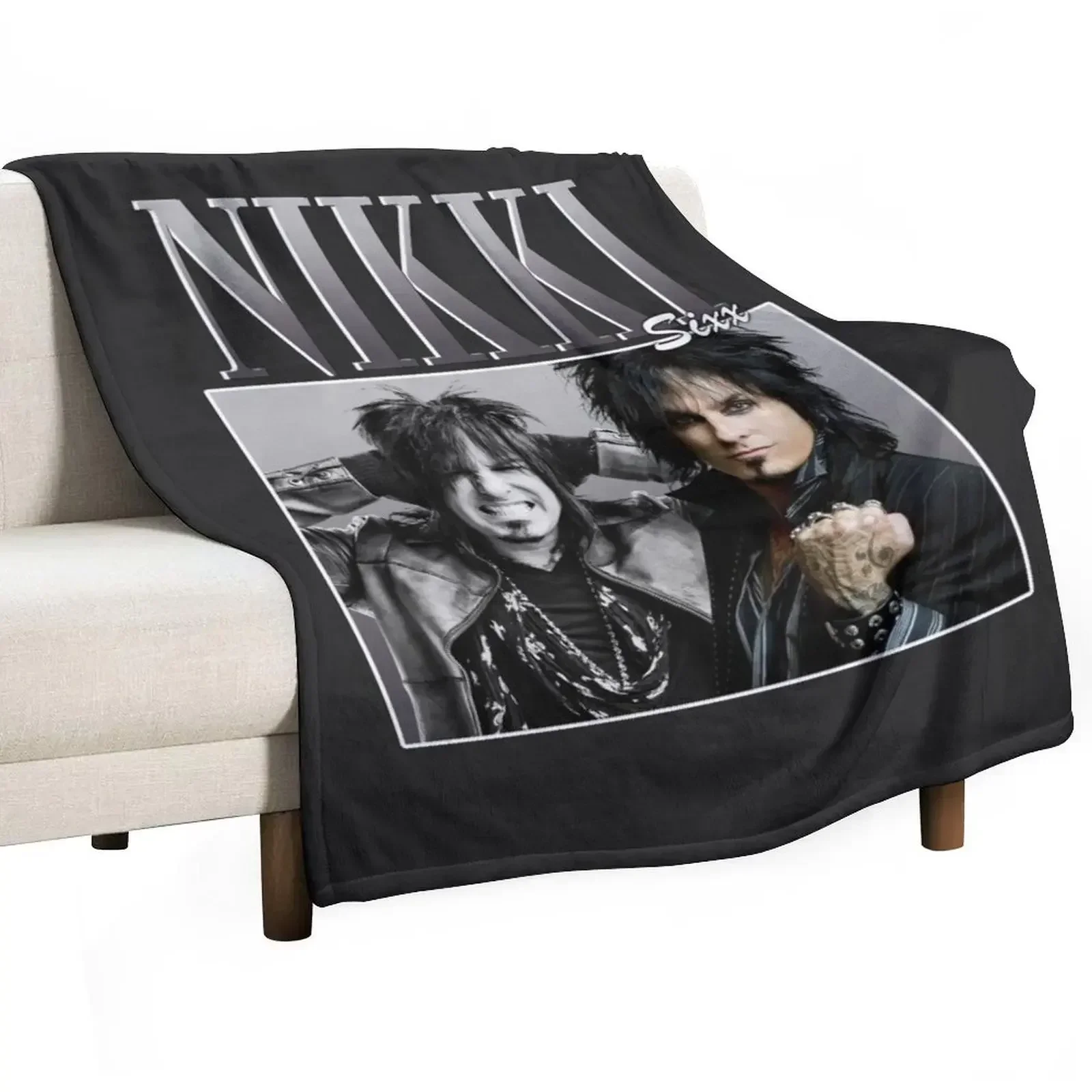 

Níkkí síxx vintage Throw Blanket valentine gift ideas For Decorative Sofa Soft Plush Plaid Blankets