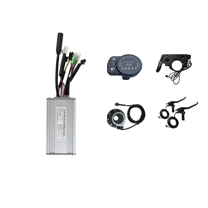 

XFDZ 36V 48V 500W Electric Bicycle 22A Sine Wave Common Head Controller with LED900S Display Electric Bike Light Display