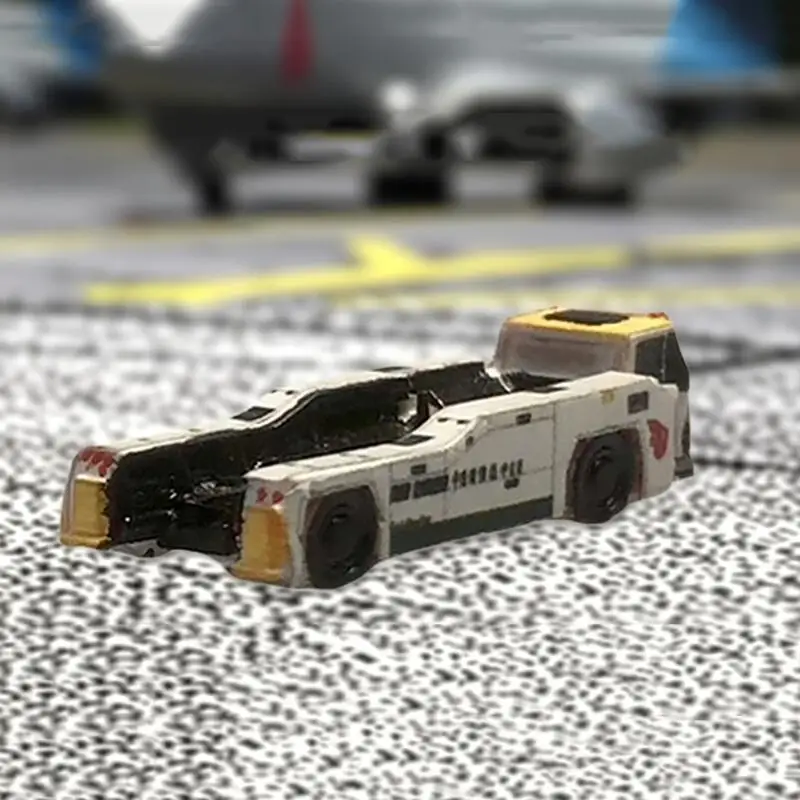 1:400 4 Rounds Airport Ground Handling Car Simulation Model Suitable For 380 Wide-body Aircraft