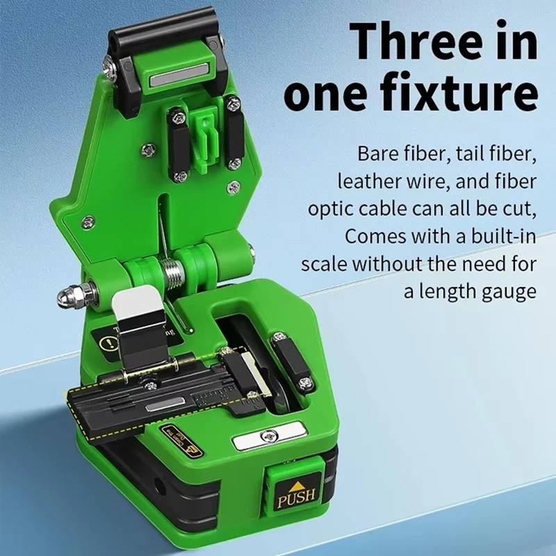S-6C ความแม่นยําสูง Fiber Cleaver Optical Fiber Cable มีดตัด FTTT เครื่องตัดไฟเบอร์ออปติก Tool-AT64