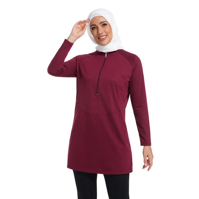 Muslim Autumn Sportswear Set A Lightweight Moisture Absorbing Sportswear Suitable For Running Training Outdoor Activities