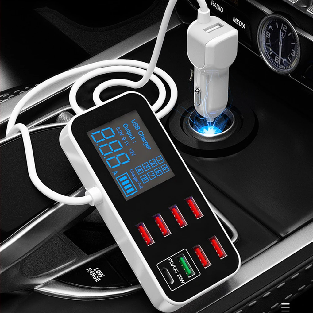 40W 8 Ports Multi USB Car Charging Charging Car Charging Multi 8 USB Charging Plugs Fast Charging