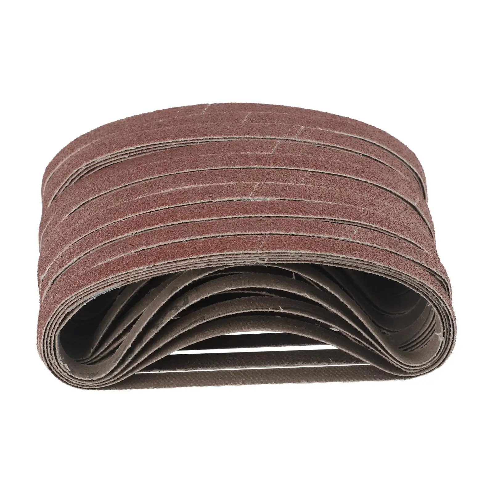50pcs 10x330mm Sanding Belt Sandpapers Grit 40 60 80 120 Sandings Paper Abrasive Belt For Air Belt Sander Polishing Machine