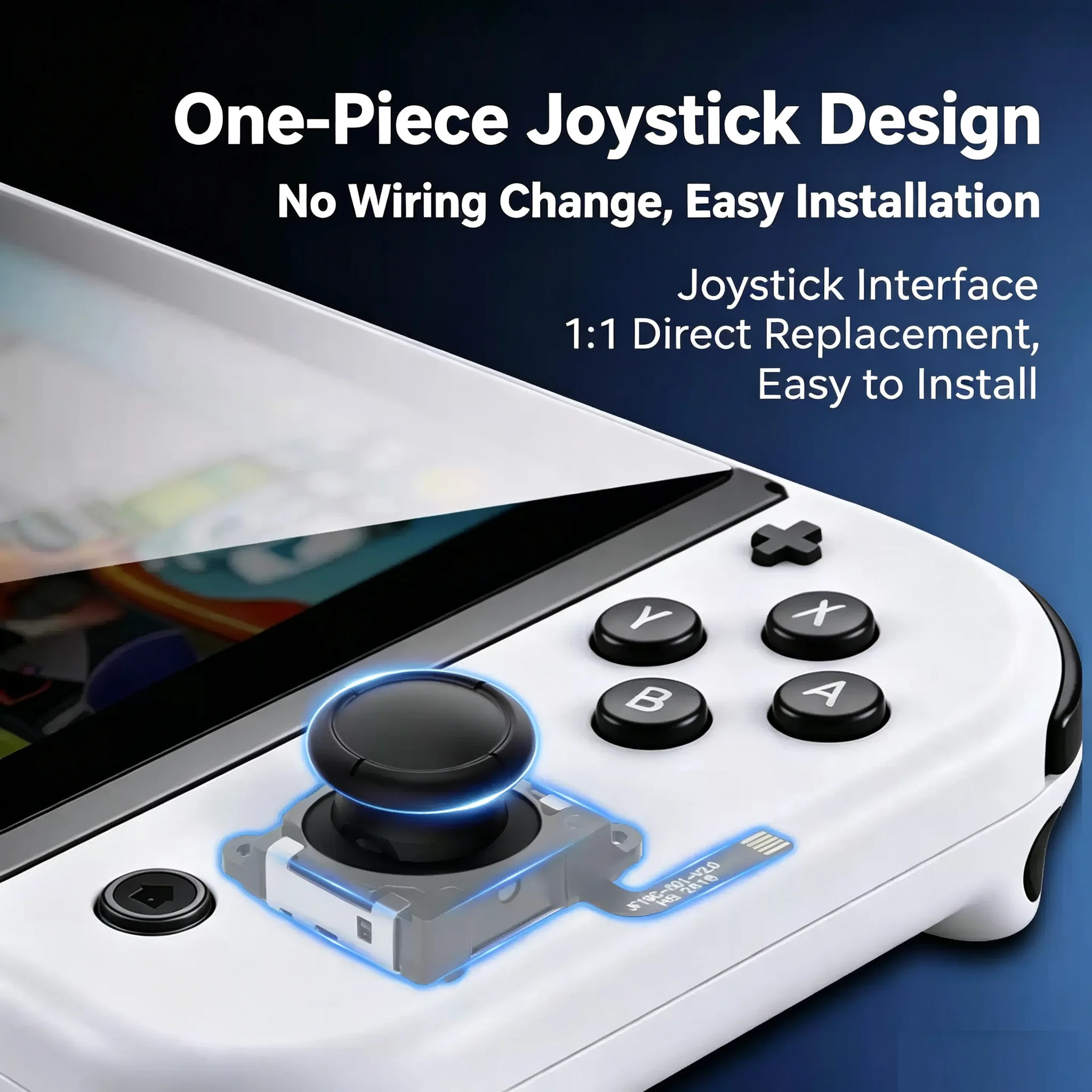 GINFULL 6th Gen TMR Electromagnetic Joystick 3D Analog Stick Sensor For Nintend Switch/Lite/OLED Joy Controller Con Rocker - view 2