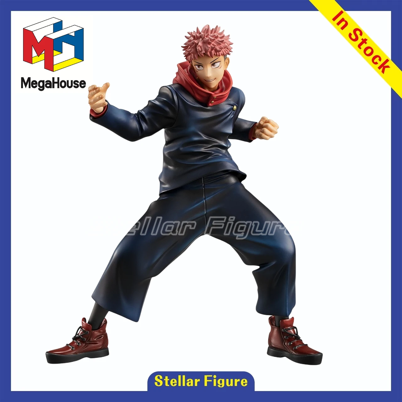 

【SF】In Stock MegaHouse Jujutsukaisen YUJI ITADORI 1/8 Scale Figures Model Collection Gift