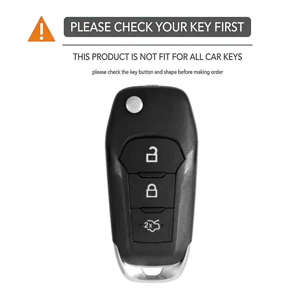 Silicone Car Key Case Fob Cover Shell for Ford Figo 2017 Mondeo 5 Ecosport Fiesta Mk8 Everest Ranger Fusion Kuga Escort F150 - view 6