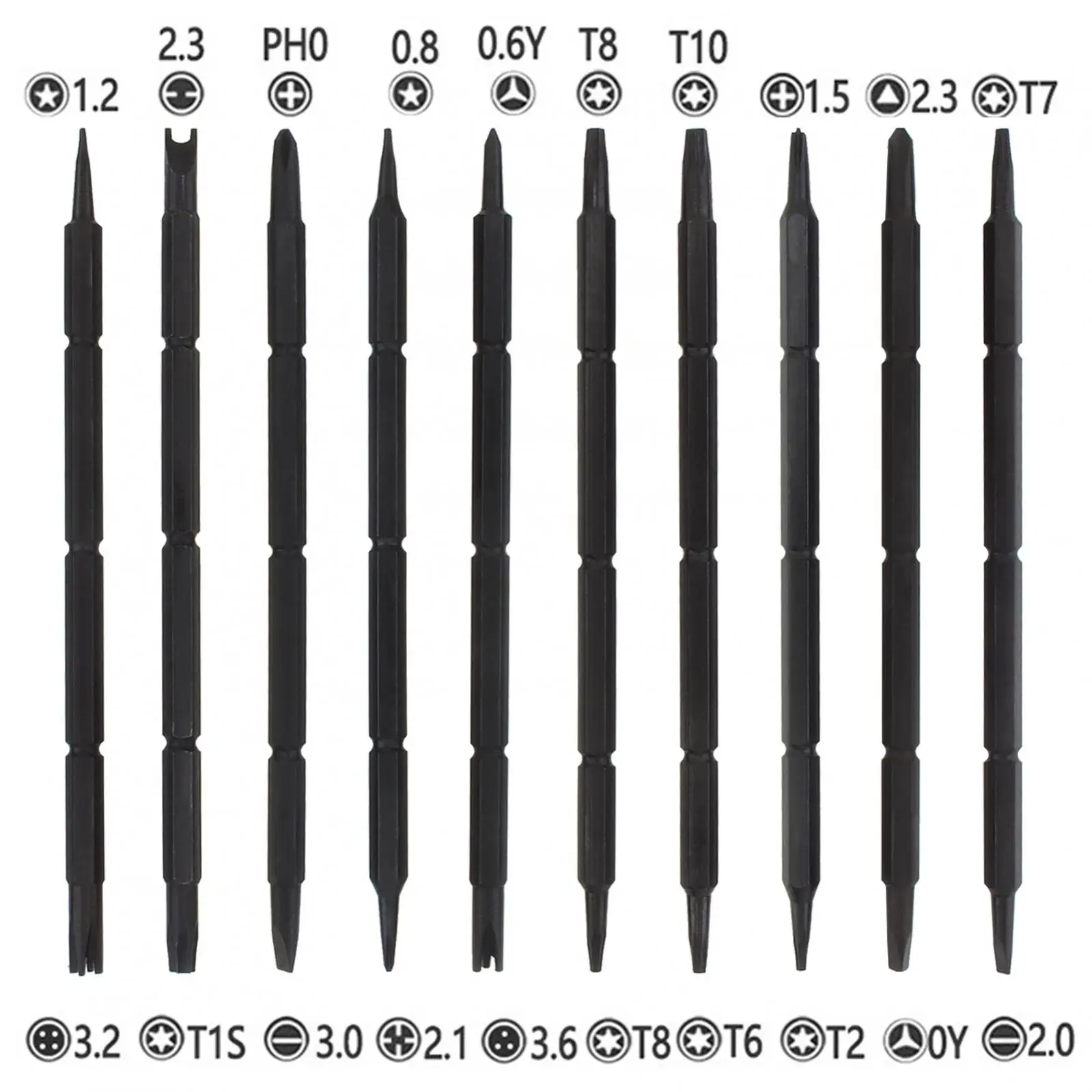 Electronics Repair Tool Kit Precision Multi-Function Adjustable Screwdrivers Tool Set for Laptop Cell Phone with Magnetizing