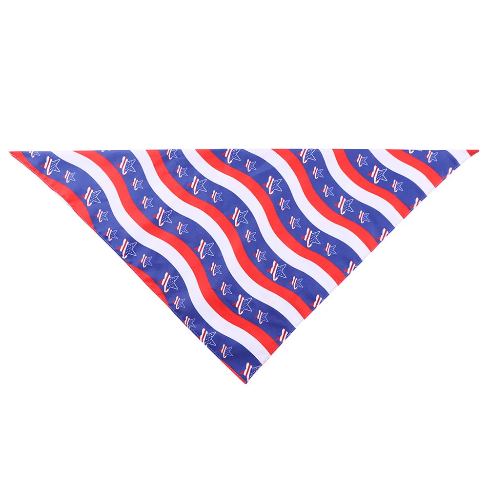 

1Pcs National Flag Pet Collar Triangle Bandana Dog Scarf Washable Dog Dress Up Pet Decoration Cat Necklace Decor