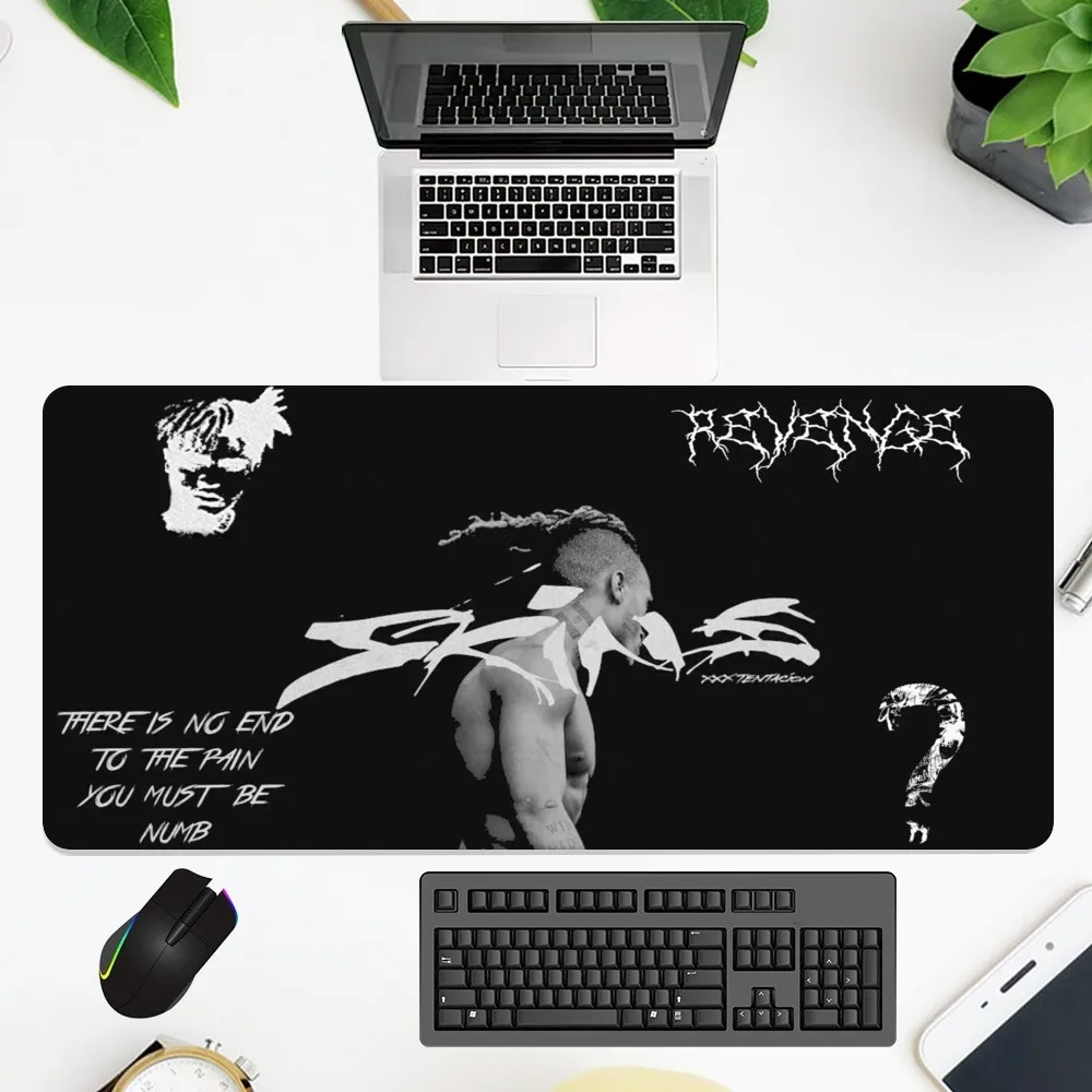 Rapper X-XXXTENTACION Mouse Pad office Large Small Computer pc Keyboard Mouse Rubber Game Anti-Slip Mice Mat big