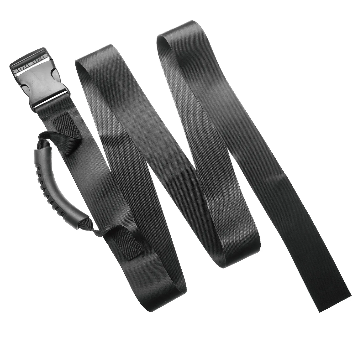 1.9M Heavy Object Binding Belt Black Carry Rope for Heavy Furniture Moving Belt Lifting Portable Hand Moving Straps Easier