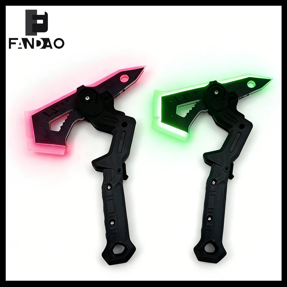 

Тактический механический меч-топор (игрушка) Cyber ​ ​ Деформируемый светящийся реквизит в стиле научной фантастики, складная светящаяся игрушка для косплея для детей и взрослых