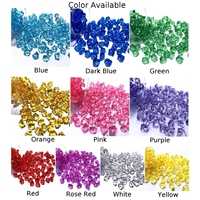 200PCS Plastic Gems Ice Grains Colorful Stones Children Jewels Acrylic Jewels Ice Counter Diamonds Toy Vase Fish Decor