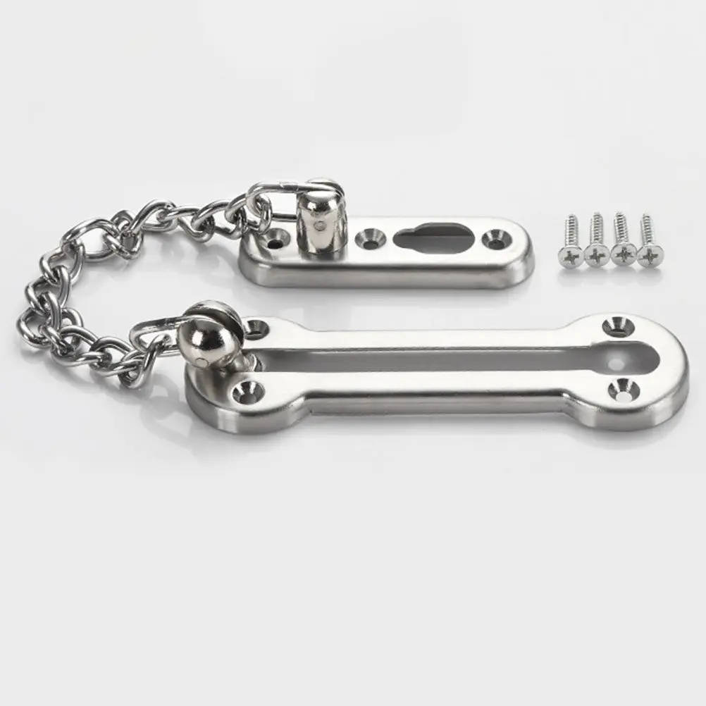 

1 шт. Противовзломный замок-цепочка из нержавеющей стали с длинной цепью для вентиляции и идентификации посетителей