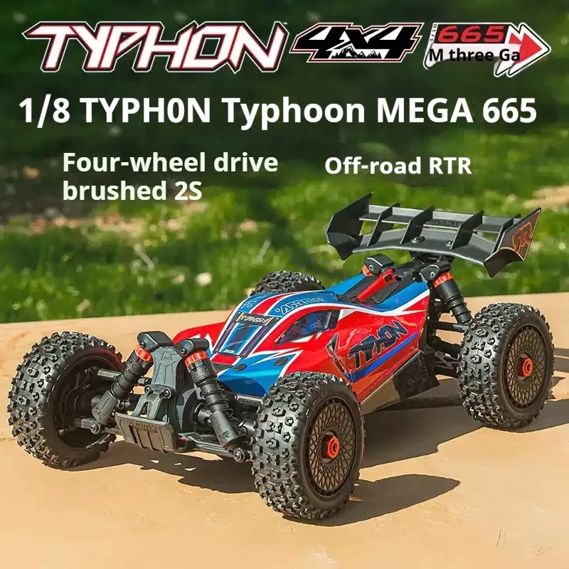 

ARRMA 1/8 Scale Typhon 6S Remote Control Off-Road Car Brushless Four-Wheel Drive RC Model Car ARA8606V5 For Toys And Hobbies
