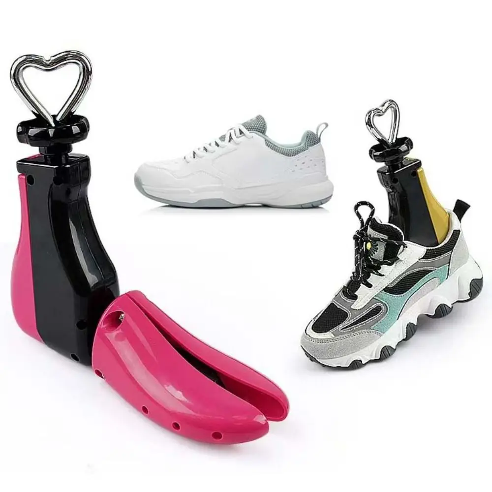 Adjustable Shoe Stretcher Shoe Shaper Tree Expander Shoe Boot Widener High Heels Pink Color Shoe Trees Men and Women