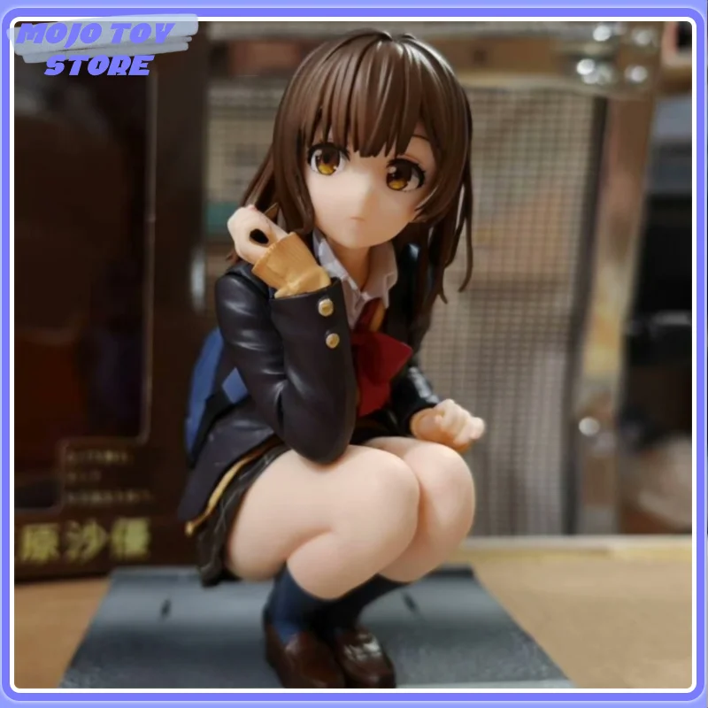 Ogiwara Sayu Pvc Anime Peripheral Anime Figure Squatting Posture Action Figures Model Toys Collection Doll Gift To Friend