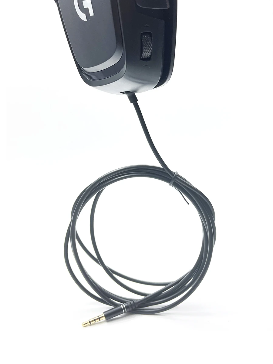 Ersatz-Audio kabel für Logitech G431, G432, G331, G332, Reparatur von kabel gebundenen Gaming-Headsets, 3,5mm, Stecker buchse, Aux-Kabel