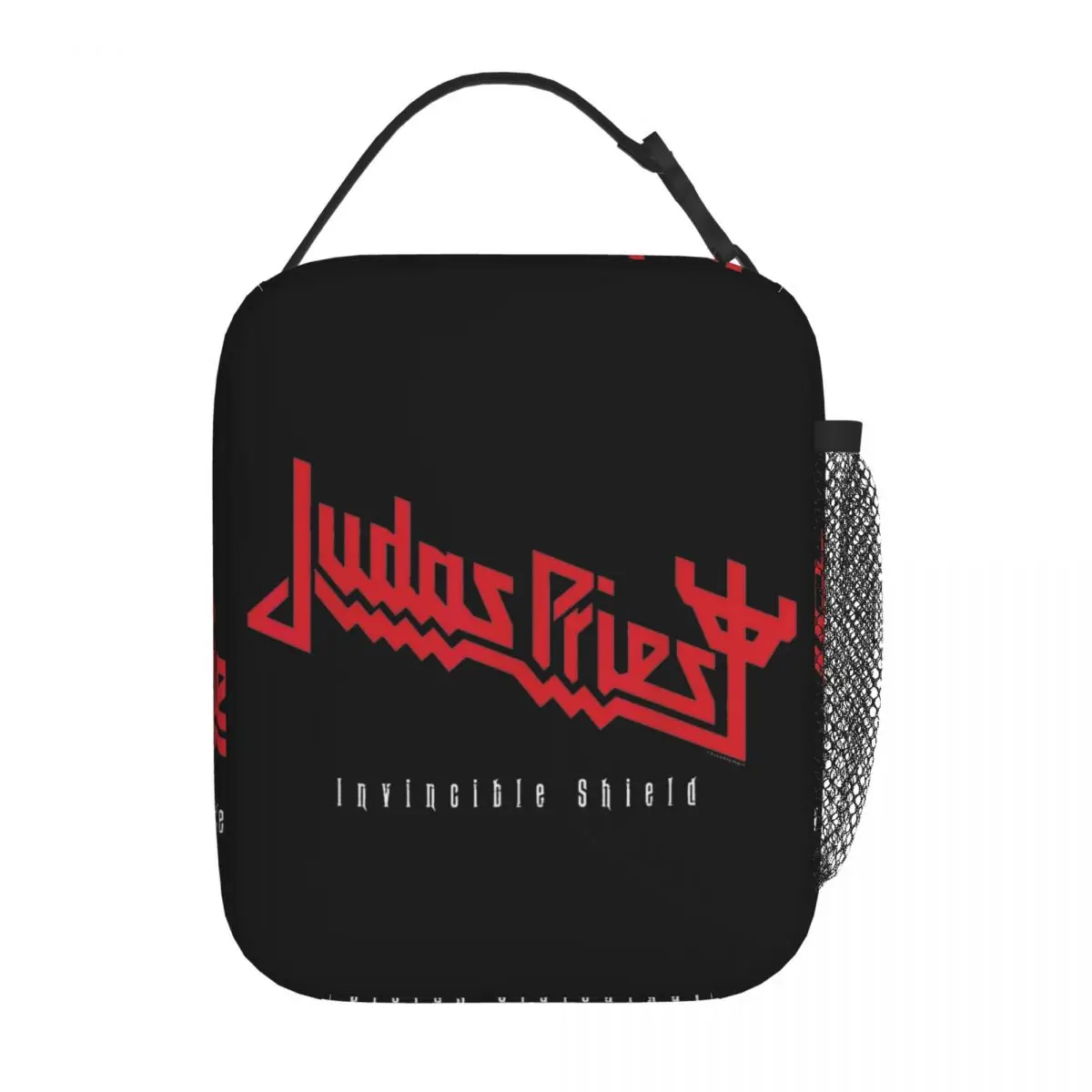 Red Judas Priest Band Accessories Insulated Lunch Bag For Outdoor Food Storage Bag Portable Cooler Thermal Lunch Boxes