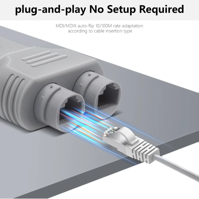 Imagem -03 - Divisores de Acoplador Rj45 Impermeáveis para Expansão de Redes Ip68 Divisores Poe Suporta Ieee802.3af com Entrada de até 30w