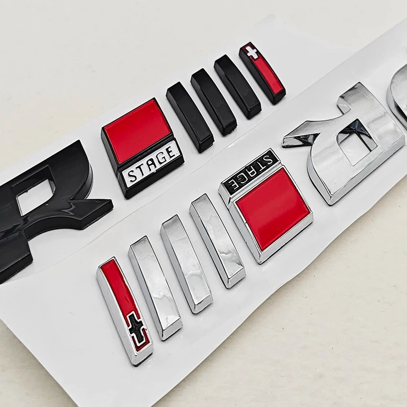 3D ABS Car Styling APR Stage III Emblem Fender Side Sticker Badge For Volkswagen CC Golf 6 7 Audi A4 A6 Auto Tail Accessories