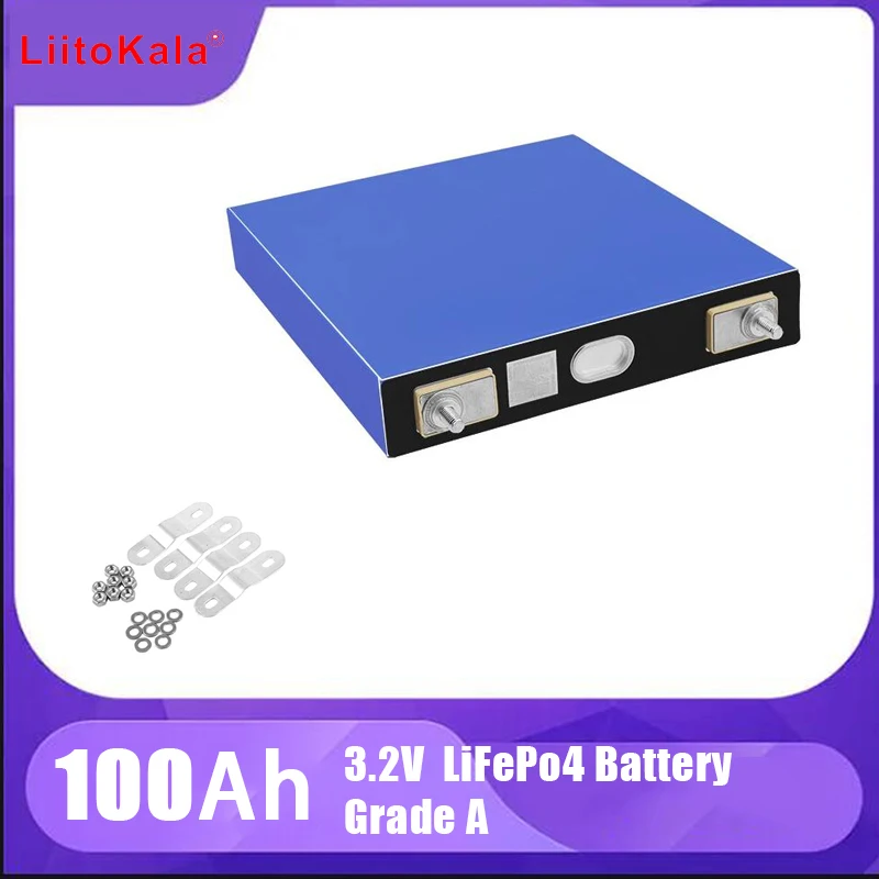 

1pcs LiitoKala 3.2V 100Ah Lithium Prismatic Cell Lifepo4 Battery 12V, 48V, Class A Rechargeable Battery, DIY. Aa