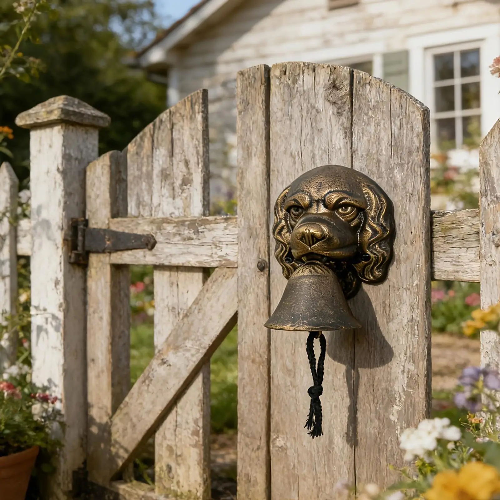 Rustic Door Bell Rustic Dog Shape Welcome Bell Doorbells With Crisp Sounds For Outdoor Garden Porch Front Door Yard Ranch Farm