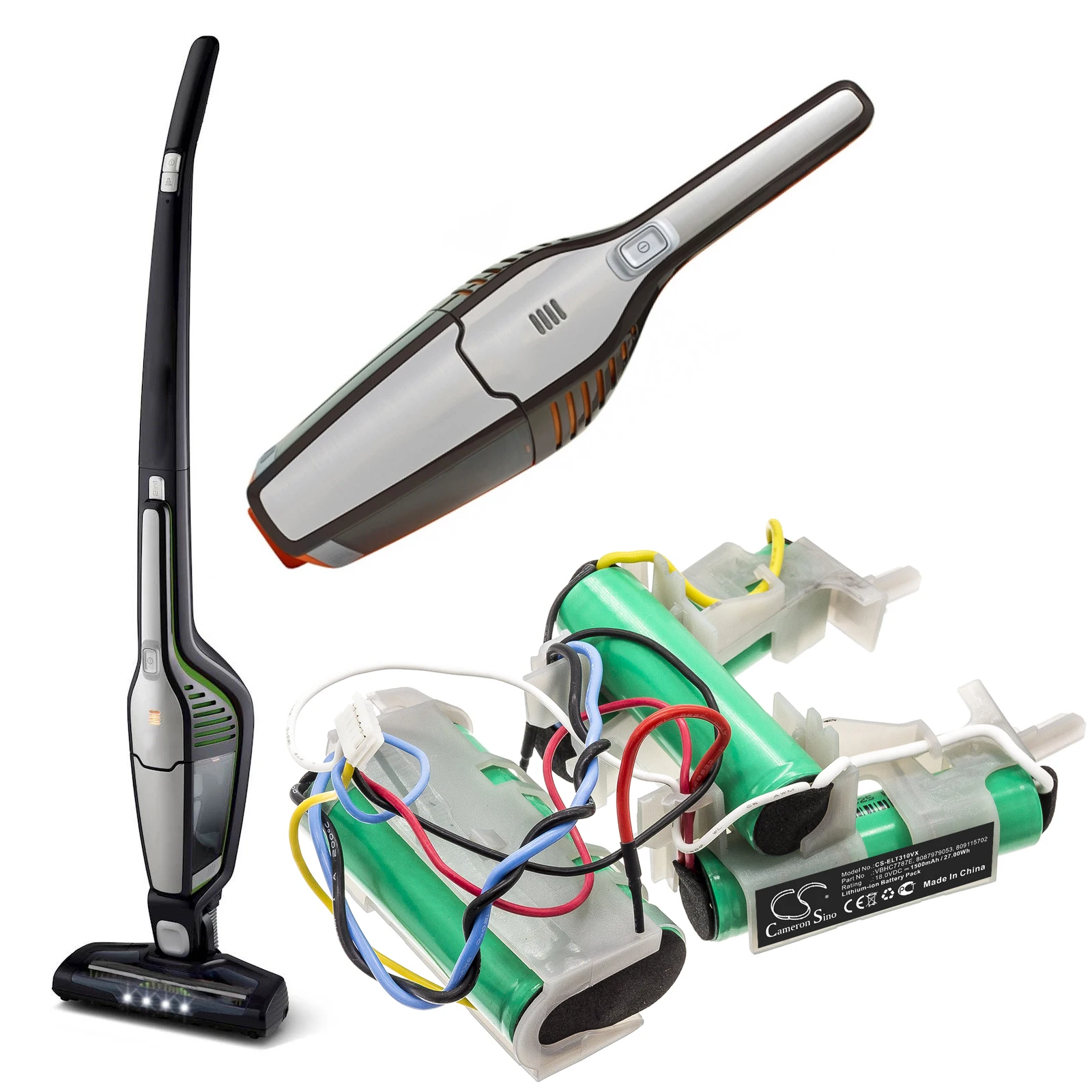 

Аккумулятор CS 1500 мАч/2500 мАч для AEG 900940805,AG3015SW,900940826,AG3211,900940827,AG3212,900940828,AG3213,AG35X,EER7GREEN + ИНСТРУМЕНТ