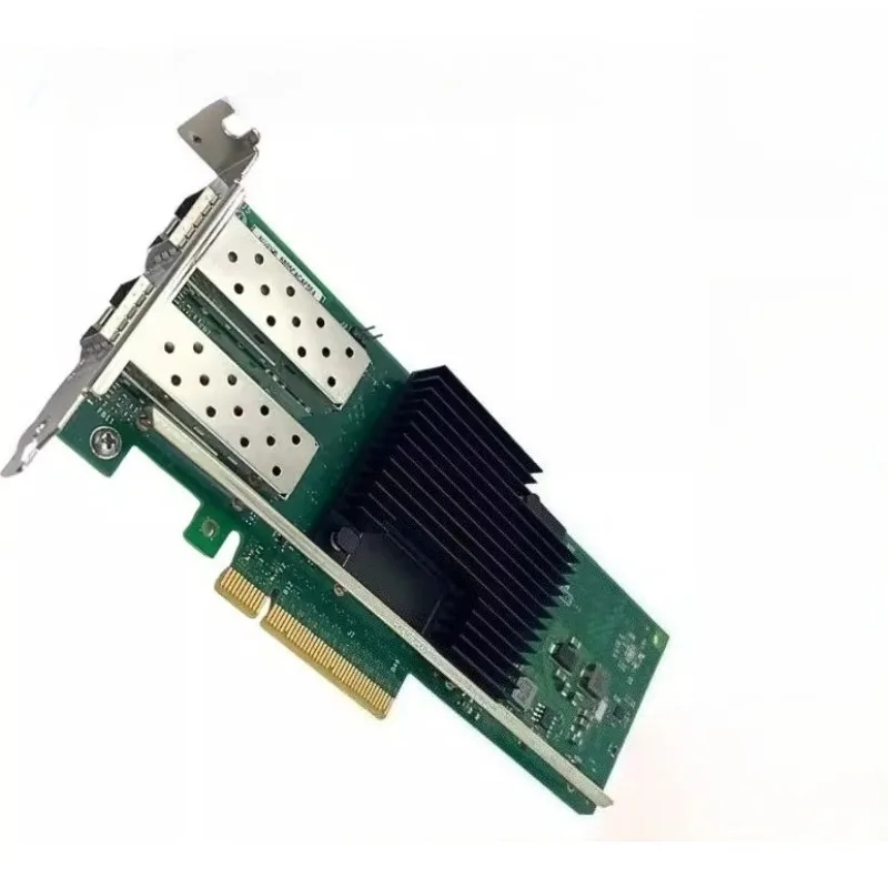 Original X710 Dual Port 10 Gigabit Fiber Network Interface Card PCIe 3.0 x8 for X710-DA2 10G SFP+ Server NIC Network Adapter