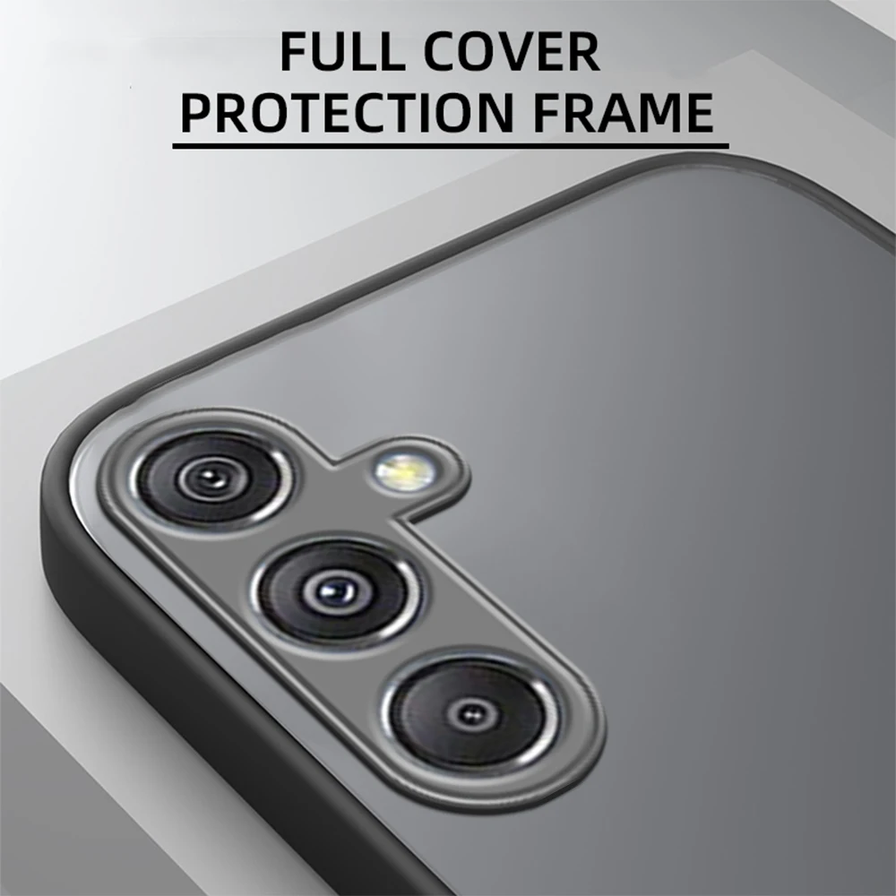 Samsungs M55 5G Matte Hard Case For Samsung Galaxy M55 5G 2024 Shockproof Silicone Back Cover SamsungM55 Samung Sumsung M 55 55M