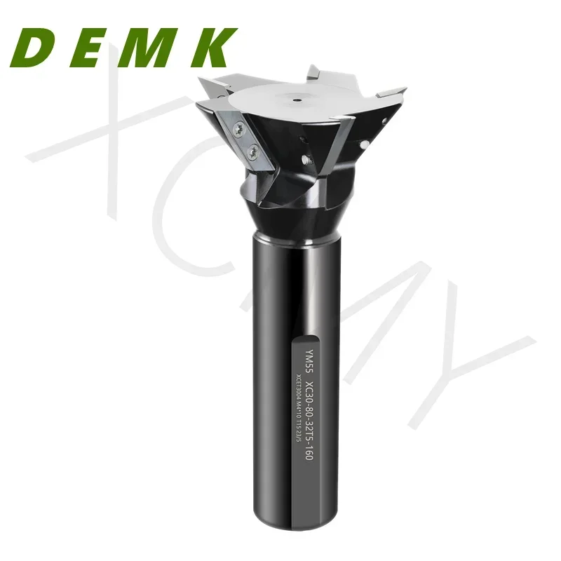 Imagem -05 - Cabeça de Cortador Dovetail Adequado para Xcet30 Carbide Insert Alonga Cutting Edge 75 60 55 Graus Yw60 Yw55 Yw75