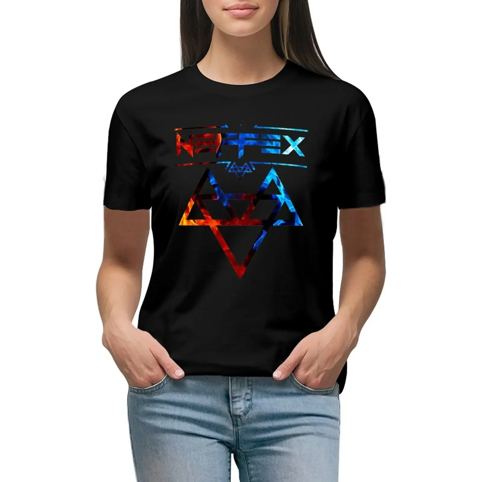 

neffex T-Shirt oversized animal prinfor cute clothes oversized workout shirts for Women