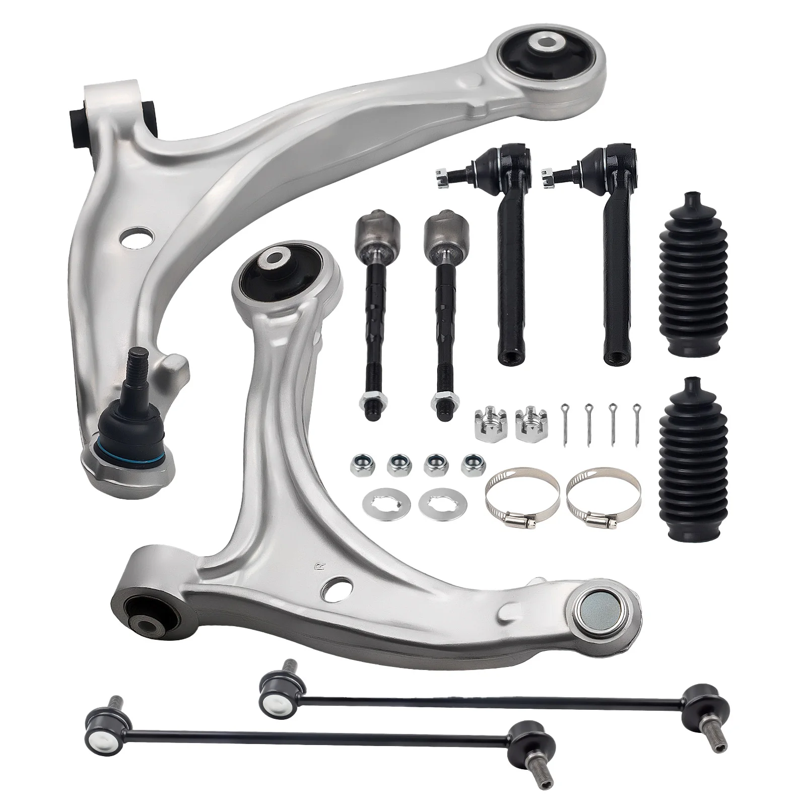 Maxpeedingrods 10x Suspension Kit Front Lower Control Arms Tie Rods For Honda Odyssey 2005-2010