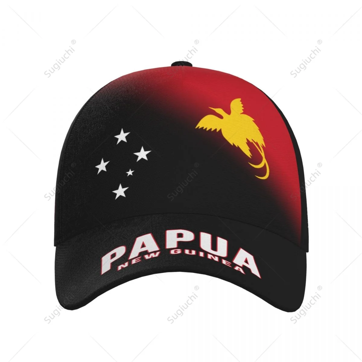 Unisex Baseball Cap Hat Papua New Guinea Flag Gradient 3D Printing for Tennis Outdoor Bike Bicycle Golf Baseball Sports Fans