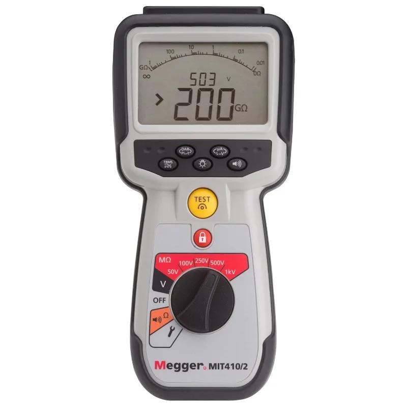 

Тестер изоляции MIT410/2, CAT IV, PI и DAR