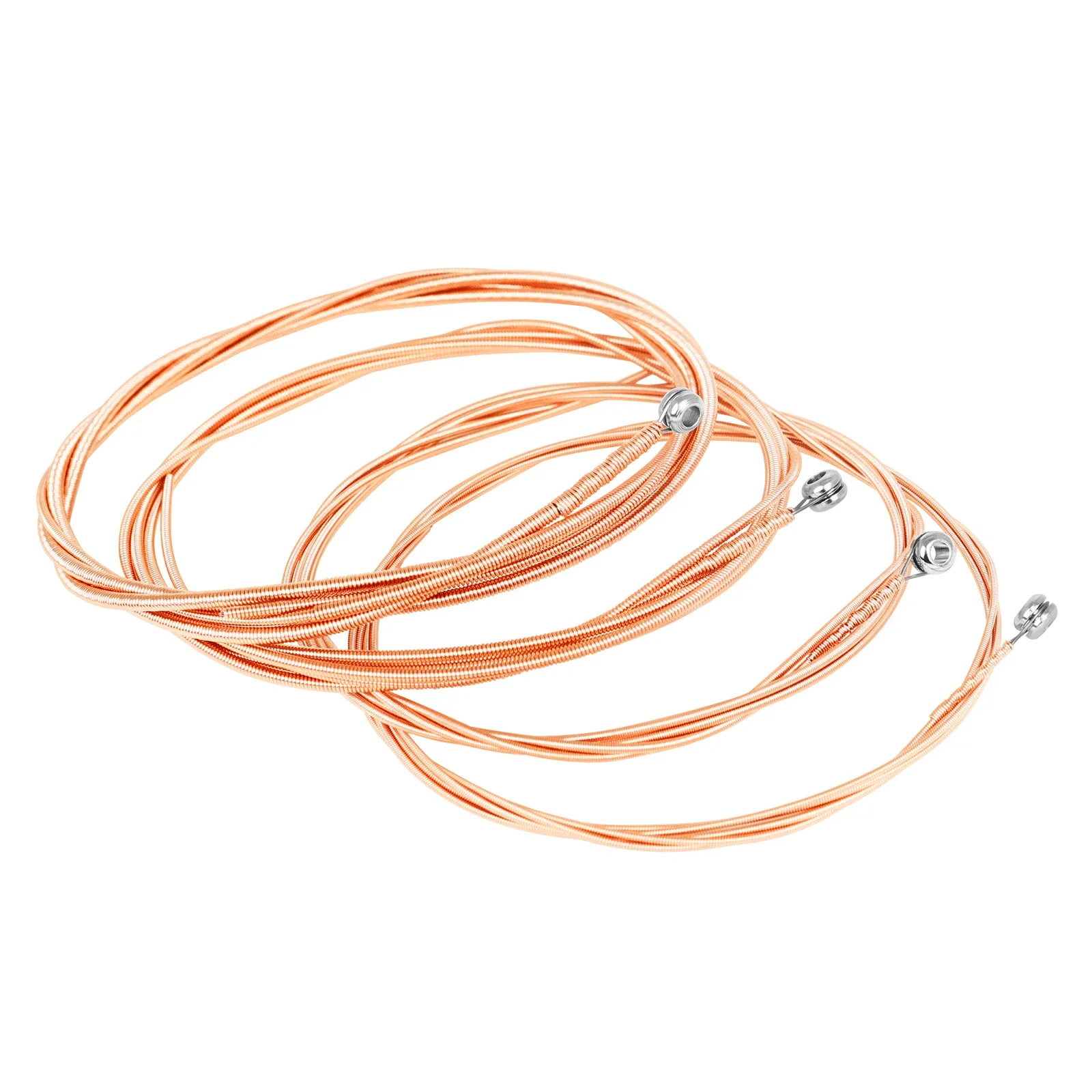 SHUFFLE Acoustic Bass Strings 4 Strings Bass Guitar Strings Hexagonal High Carbon Steel Core Guitar Practice Special Accessory