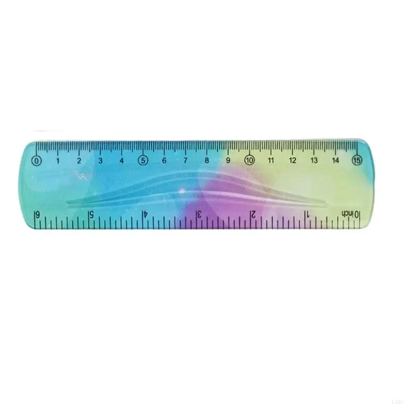 L8RC 15cm Soft Flexible Rulers Shatterproof Suitable For School Office And Home Measuring Needs School Office & Home Projects