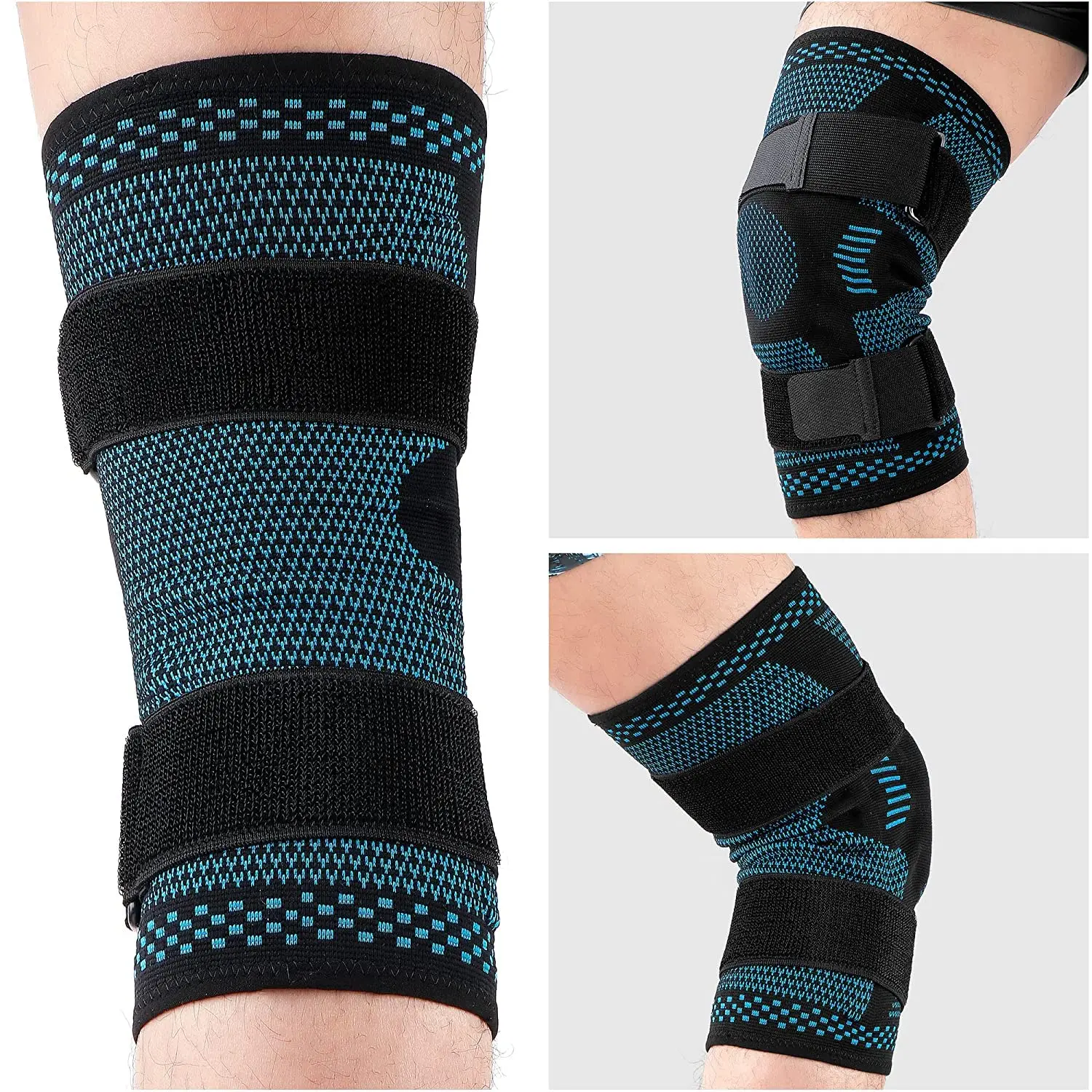 Sports Knee Pads for Knee Pain Meniscus Tear Injury Recovery with Side Stabilizers Patella Gel Knee Support Compression Rodiller